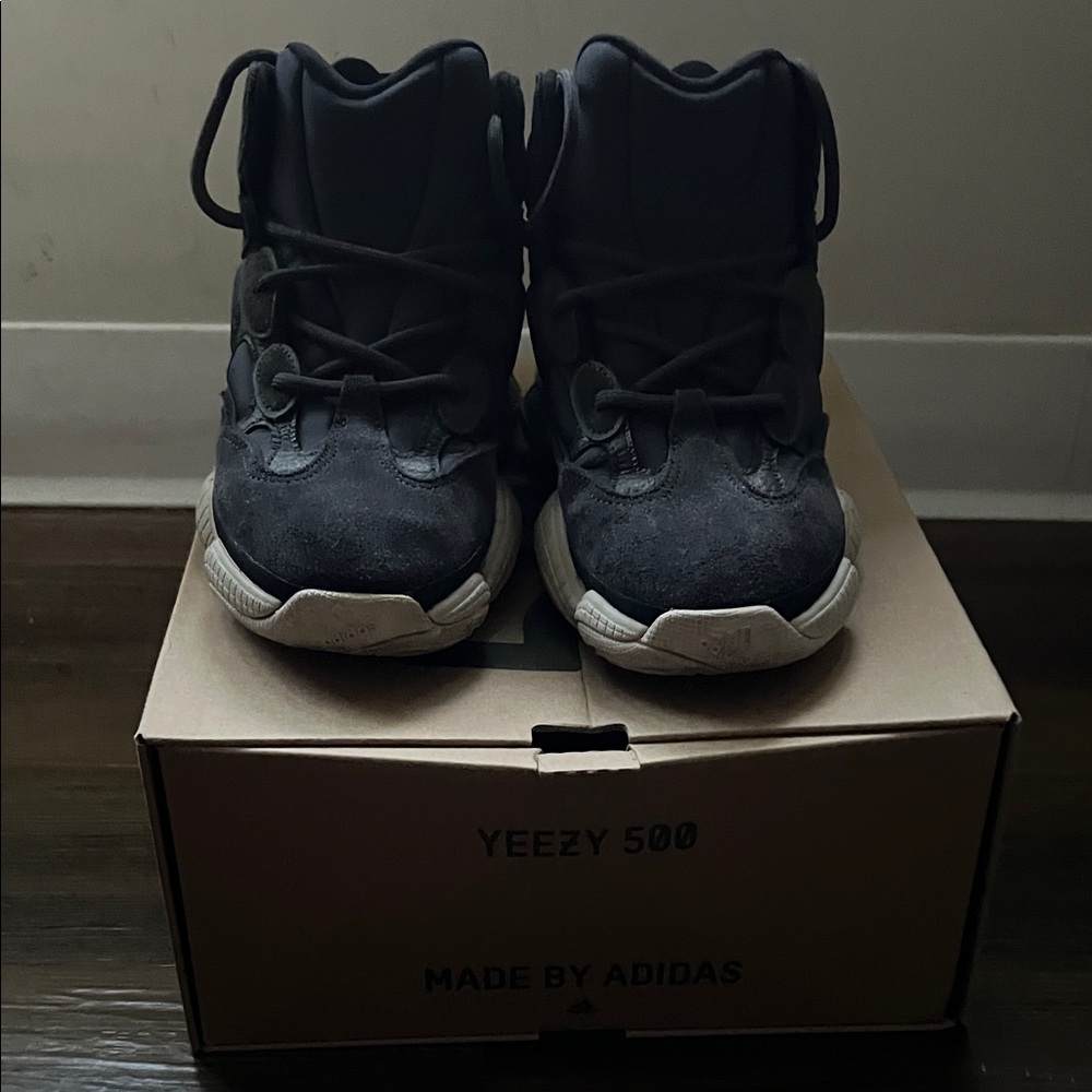 Adidas Yeezy 500 Kids Sneakers - Black and White